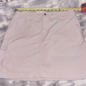 Patagonia Casual Light Beige Mini Skirt